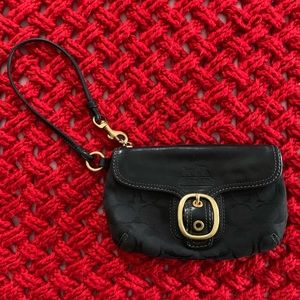 Coach wristlet in black — gorgeous! 😍